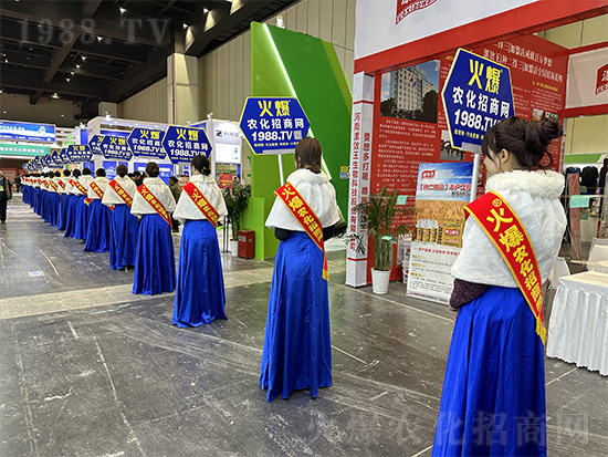 火爆網美女禮儀宣傳隊亮相2024中原農資雙交會！